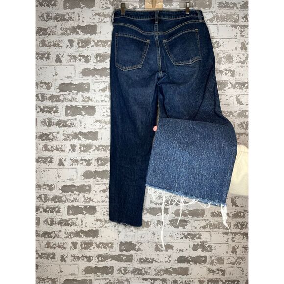 Old navy | women OG straight highrise denim button fly jeans - Picture 7 of 9